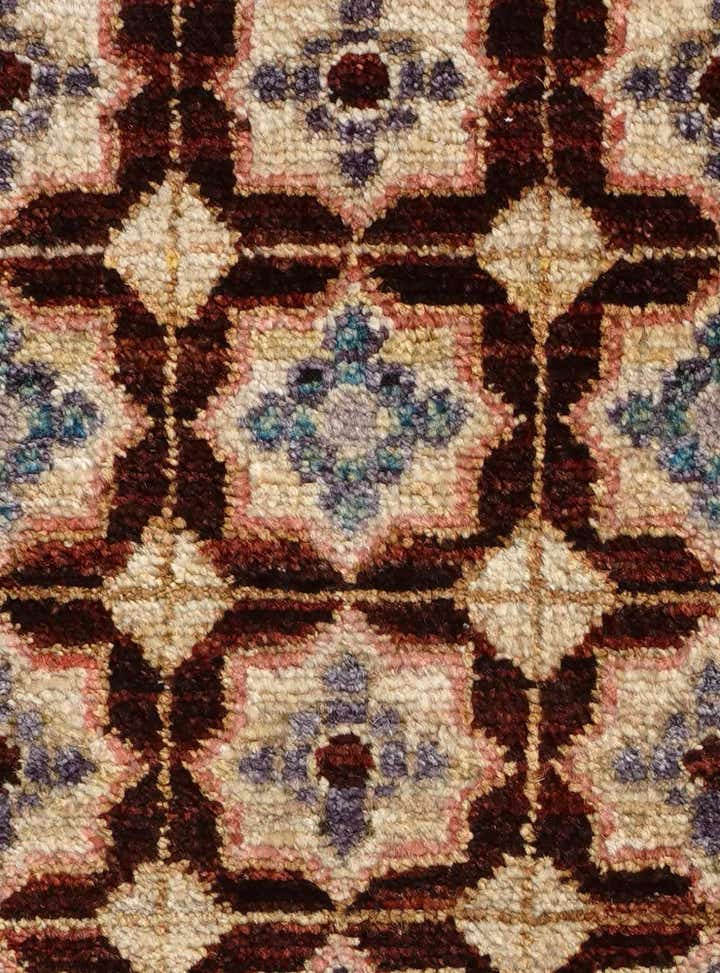 1' 5 x 2' 1 Hand Knotted Modern Ziegler Rug