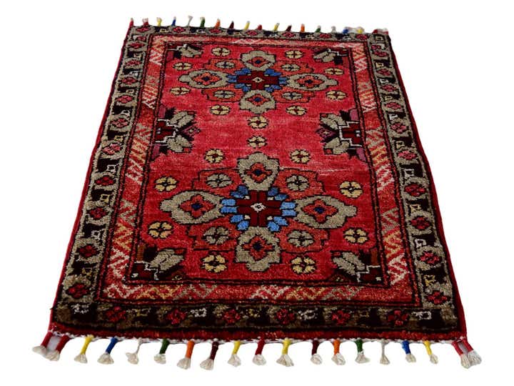 1' 6 x 2' 1 Hand Knotted Modern Ziegler Rug