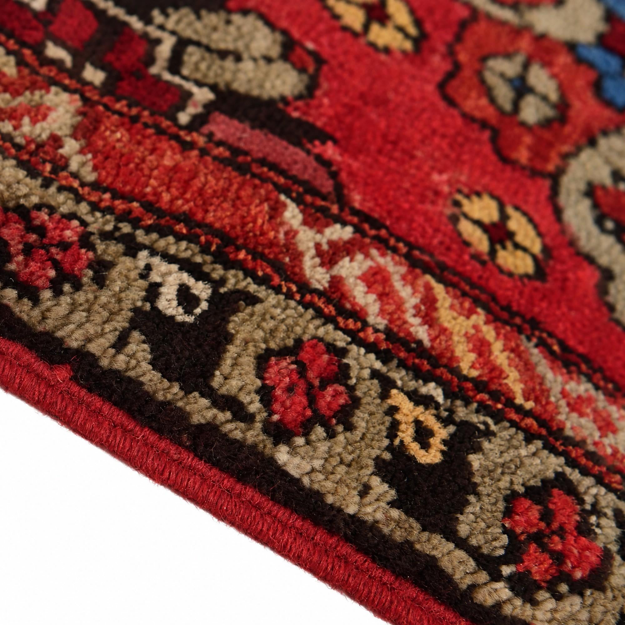 45cm x 65cm Hand Knotted Modern Ziegler Rug
