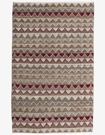 6' 6 x 10' 3 Hand Knotted Modern Ziegler Wool Rug