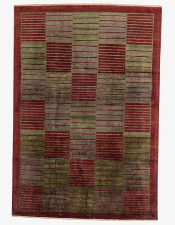 6' 8 x 9' 10 Hand Knotted Modern Ziegler Rug