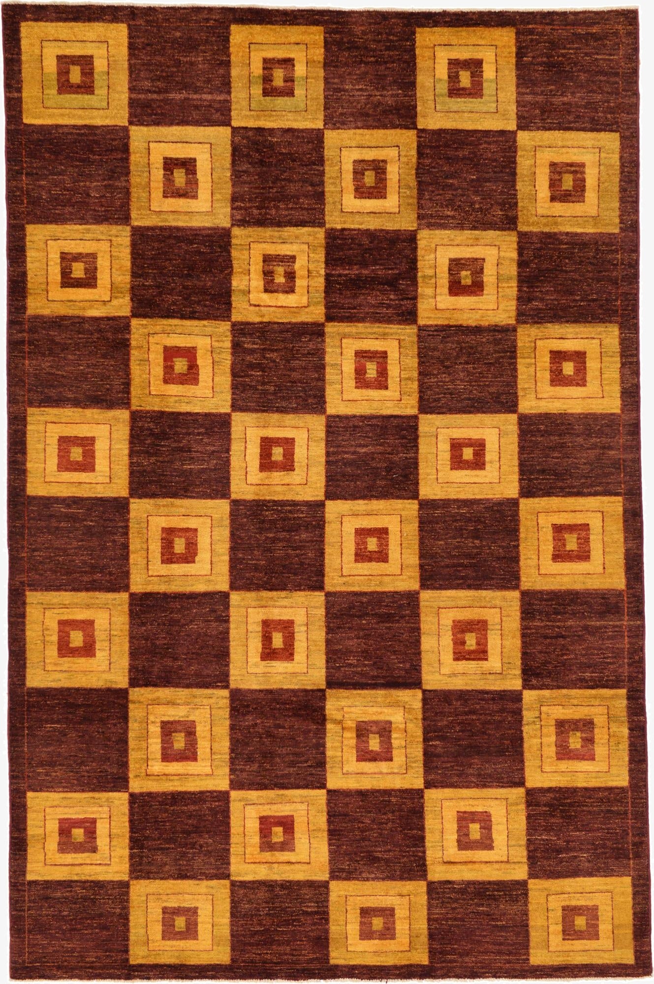 6' 5 x 9' 8  Hand Knotted Modern Ziegler Rug