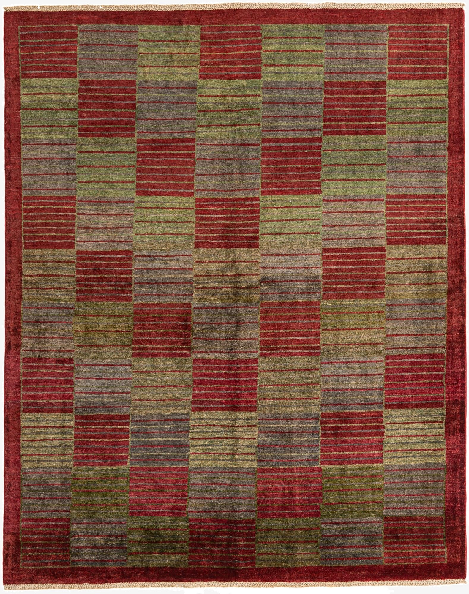 5' 10 x 7' 4  Hand Knotted Modern Ziegler Rug