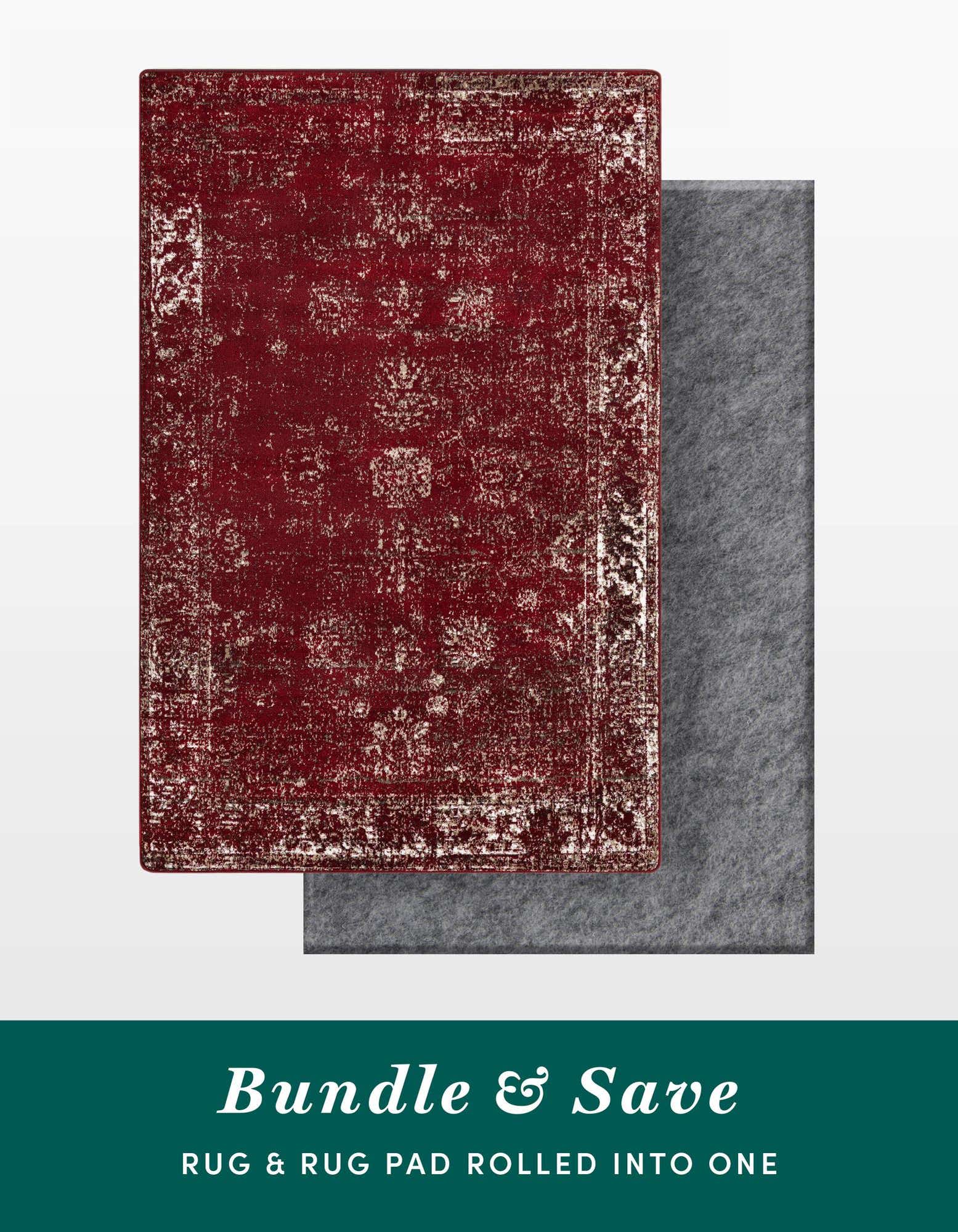 5' 3 x 8' Monte Carlo Rug With Pad Bundle
