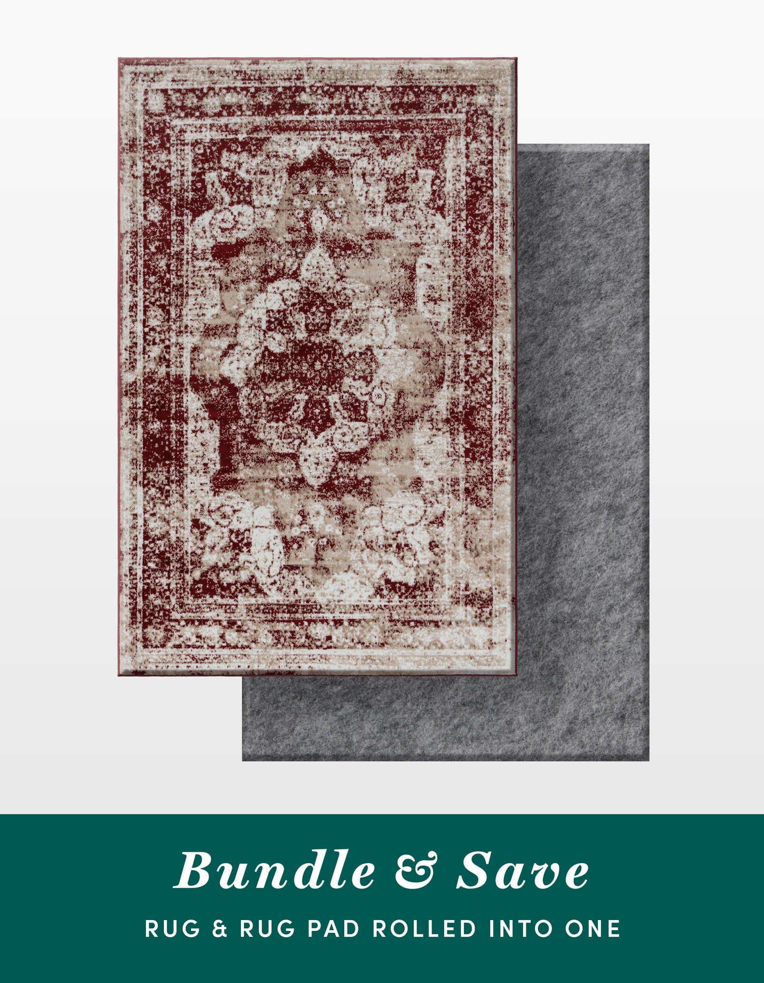 5' 3 x 8' Monte Carlo Rug With Pad Bundle