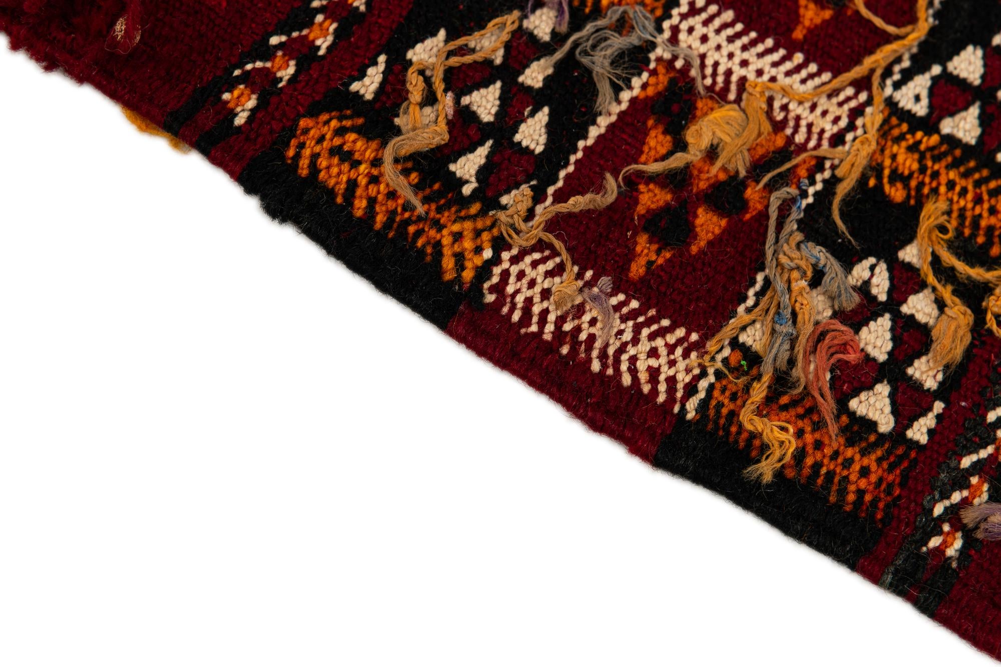 165cm x 295cm Hand Woven Moroccan Wool Rug