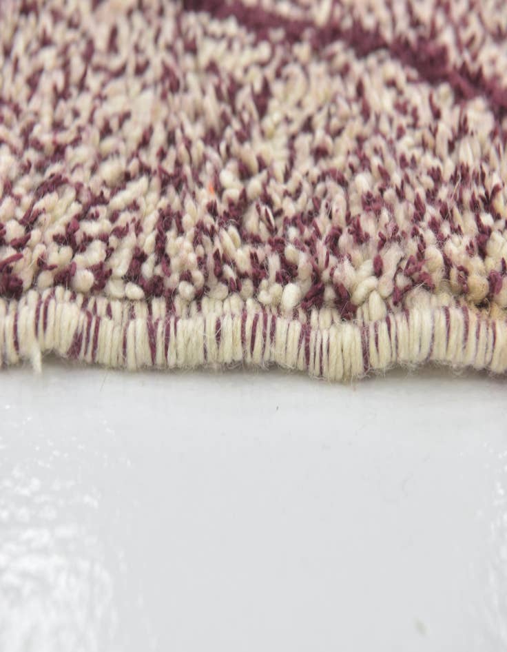 Detail image of 5' x 8'  Hand Knotted Moroccan Wool Rug