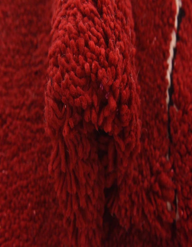 Detail image of 5' 6 x 8' 10  Hand Knotted Moroccan Wool Rug