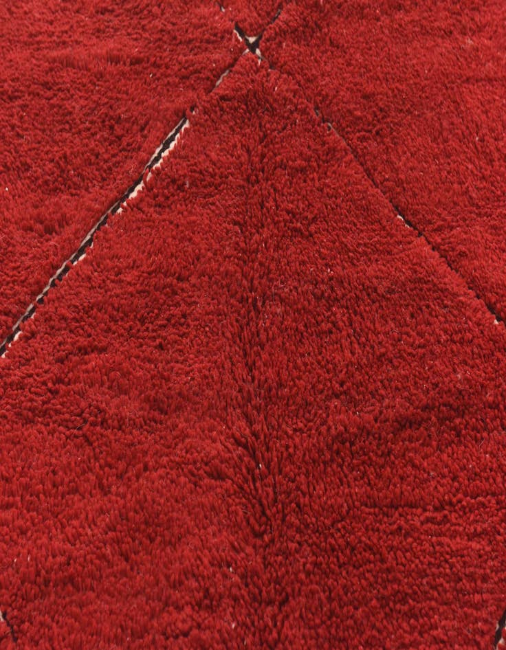 Detail image of 5' 6 x 8' 10  Hand Knotted Moroccan Wool Rug