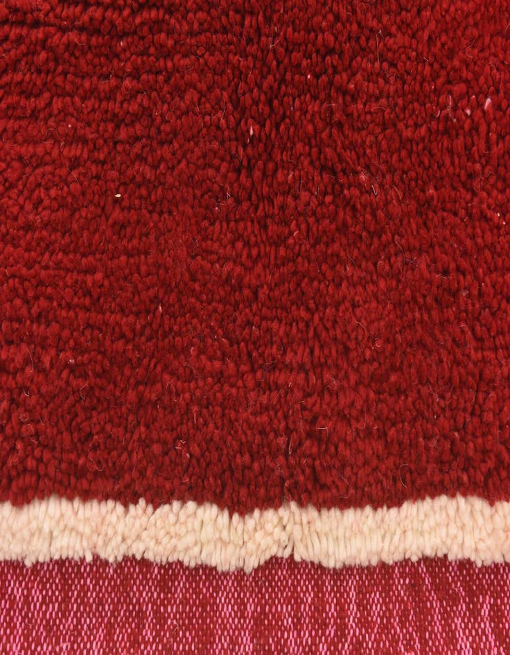 Detail image of 5' 6 x 8' 10  Hand Knotted Moroccan Wool Rug