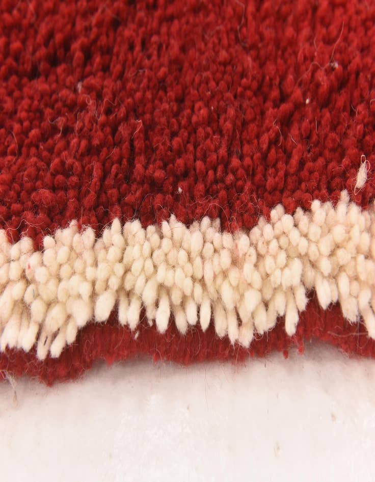 Detail image of 5' 6 x 8' 10  Hand Knotted Moroccan Wool Rug