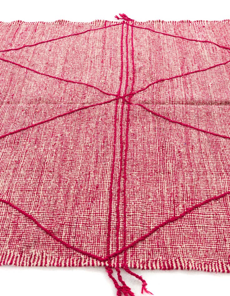 Detail image of 6' 7 x 10' 2  Hand Knotted Moroccan Wool Rug