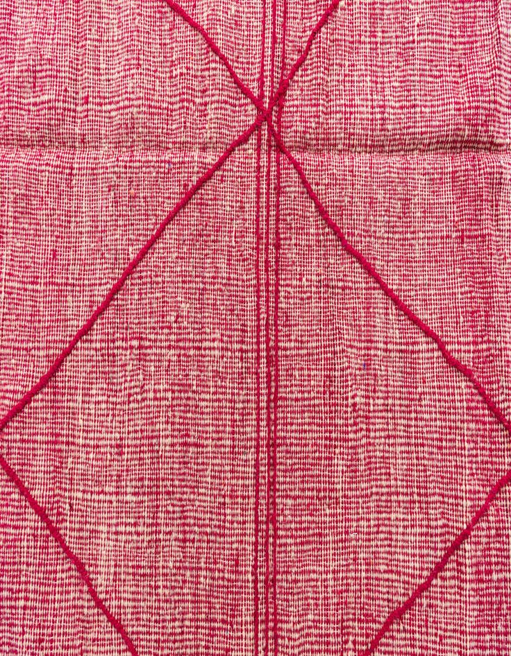 Detail image of 6' 7 x 10' 2  Hand Knotted Moroccan Wool Rug