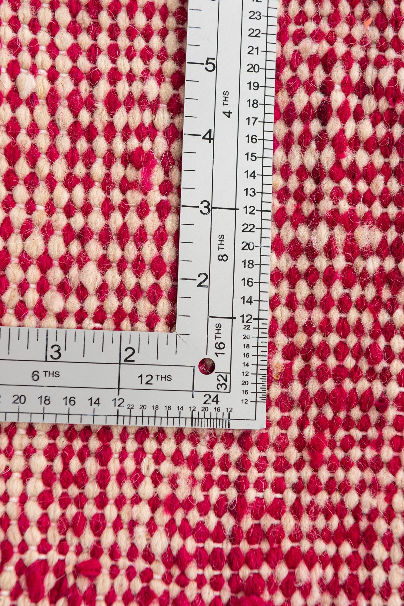 6' 7 x 10' 2 Hand Knotted Moroccan Wool Rug