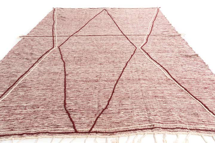 9' 10 x 13' 4 Hand Knotted Moroccan Wool Rug