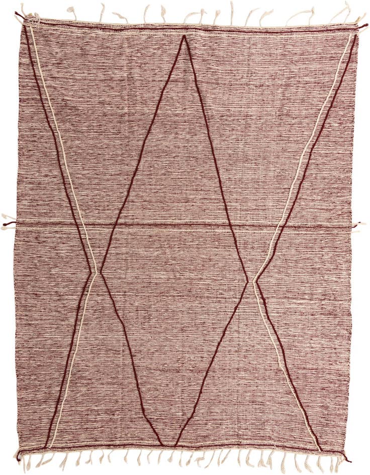Detail image of 9' 10 x 13' 4 Hand Knotted Moroccan Wool Rug