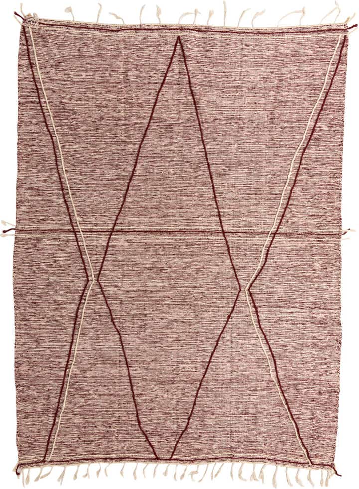 9' 10 x 13' 4 Hand Knotted Moroccan Wool Rug