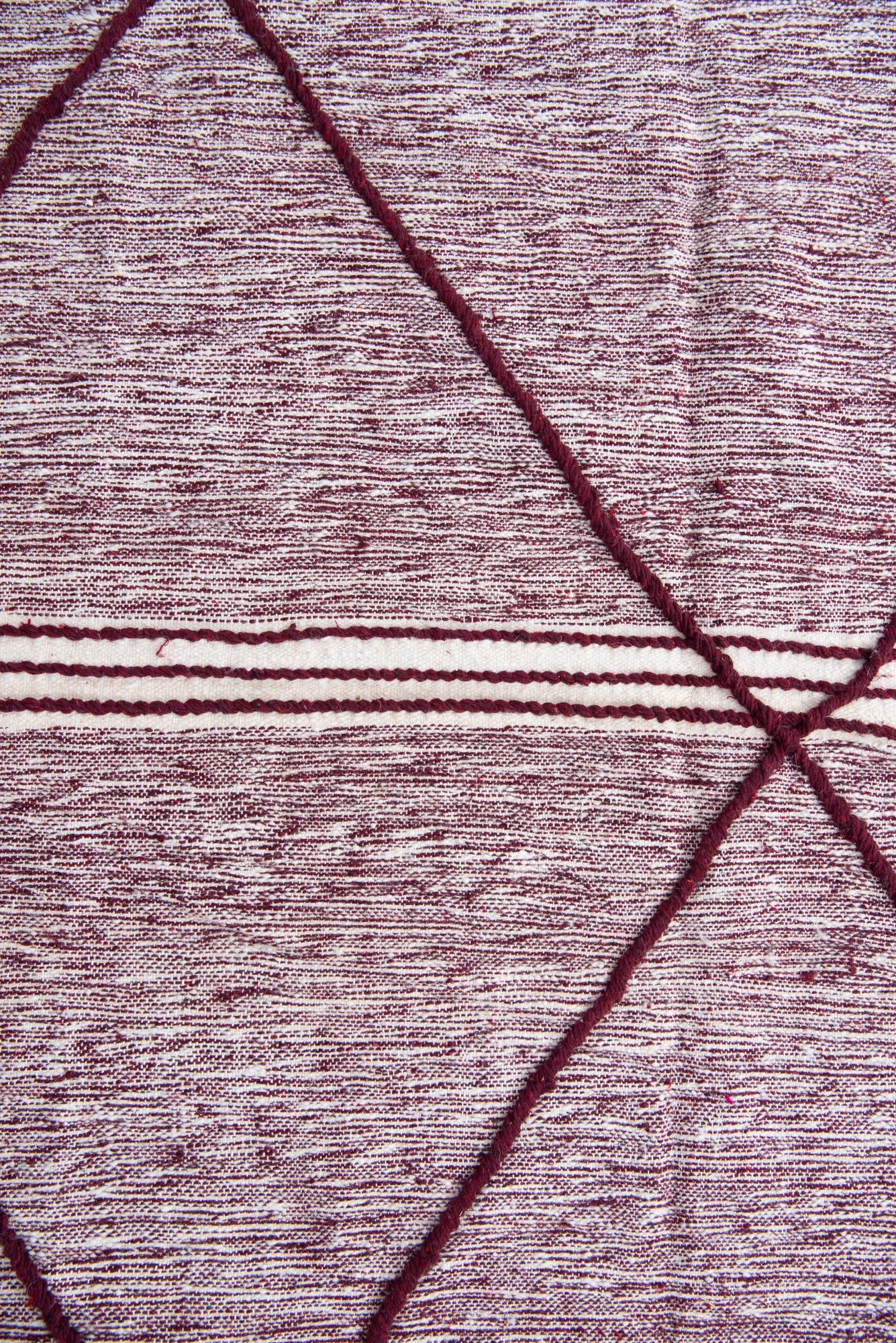6' 6 x 9' 4 Hand Knotted Moroccan Wool Rug