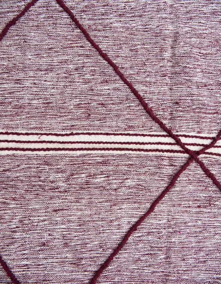 Detail image of 6' 6 x 9' 4  Hand Knotted Moroccan Wool Rug