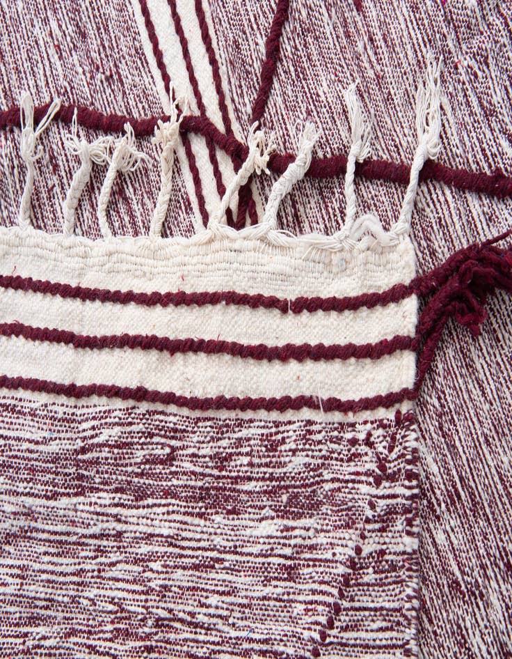 Detail image of 6' 6 x 9' 4  Hand Knotted Moroccan Wool Rug