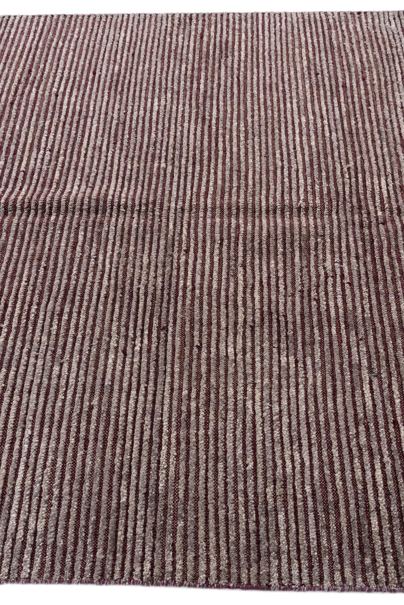 5' 4 x 8' 8 Hand Knotted Moroccan Wool Rug