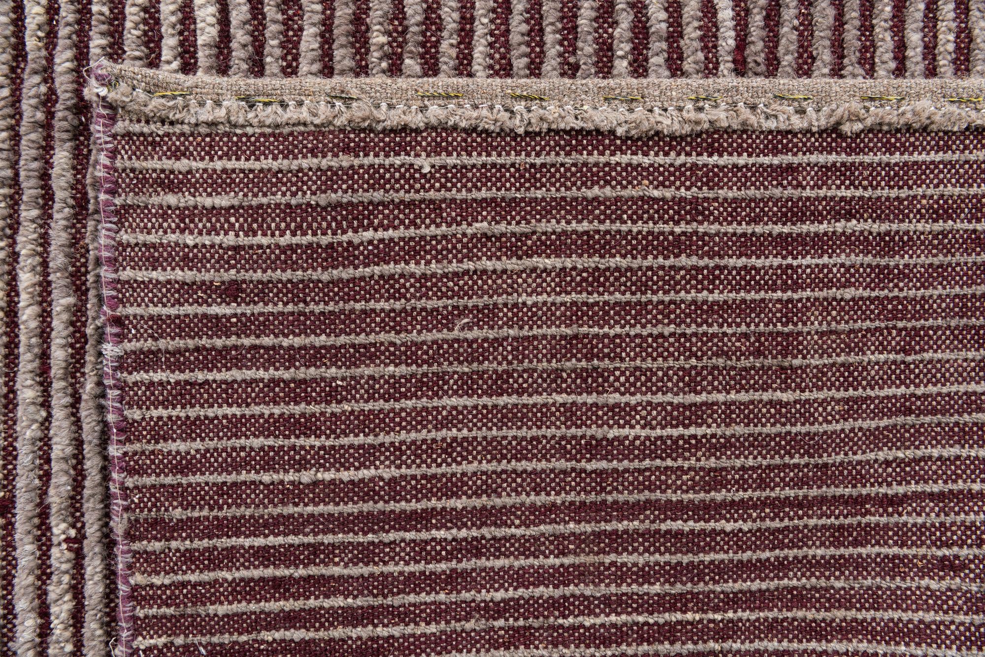 5' 4 x 8' 8 Hand Knotted Moroccan Wool Rug