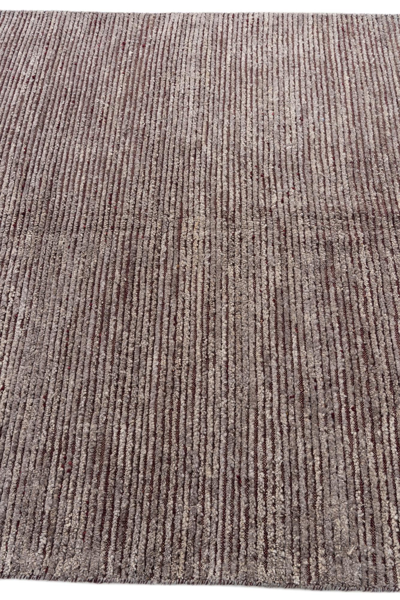 5' 4 x 8' Hand Knotted Moroccan Wool Rug