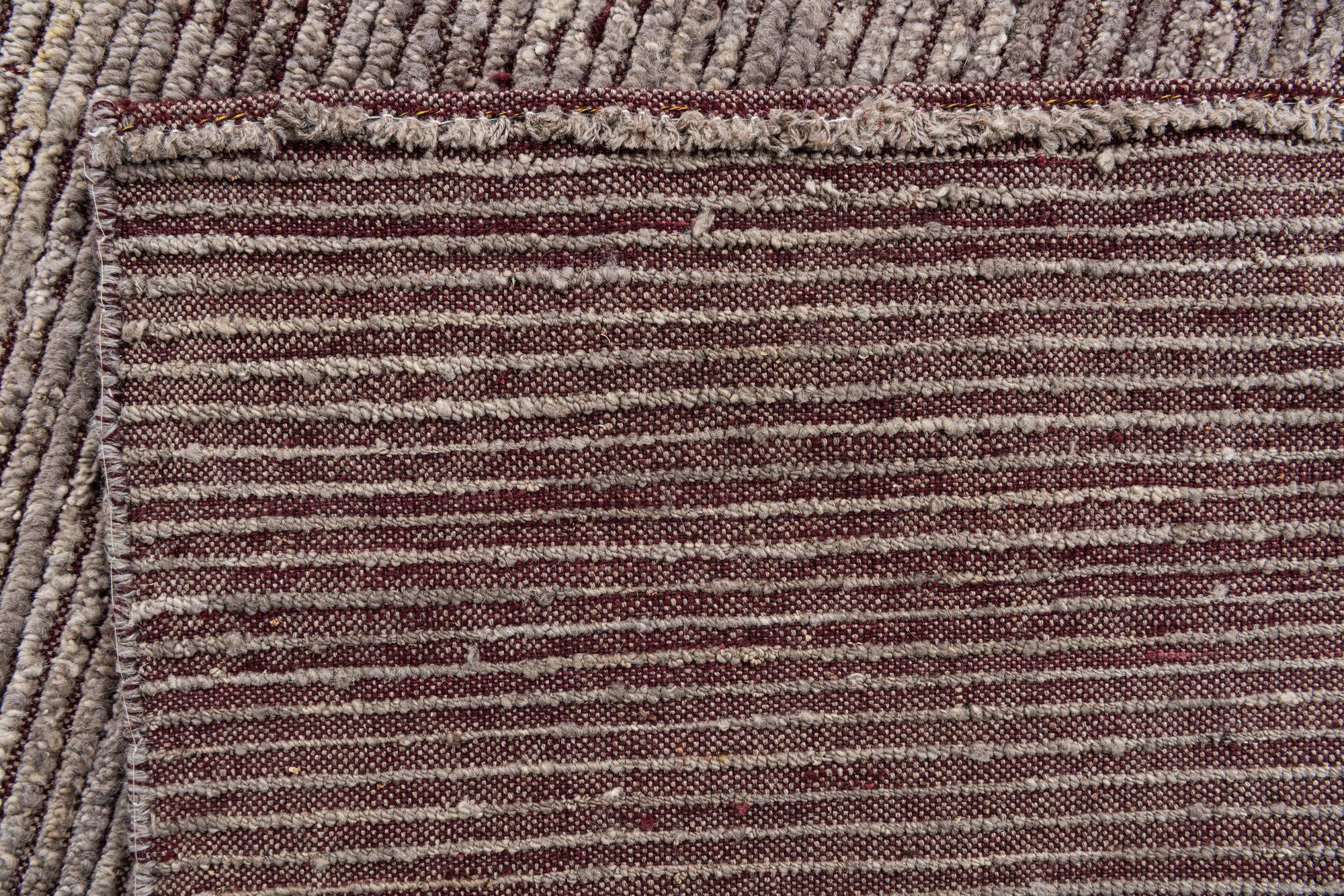 5' 4 x 8' Hand Knotted Moroccan Wool Rug