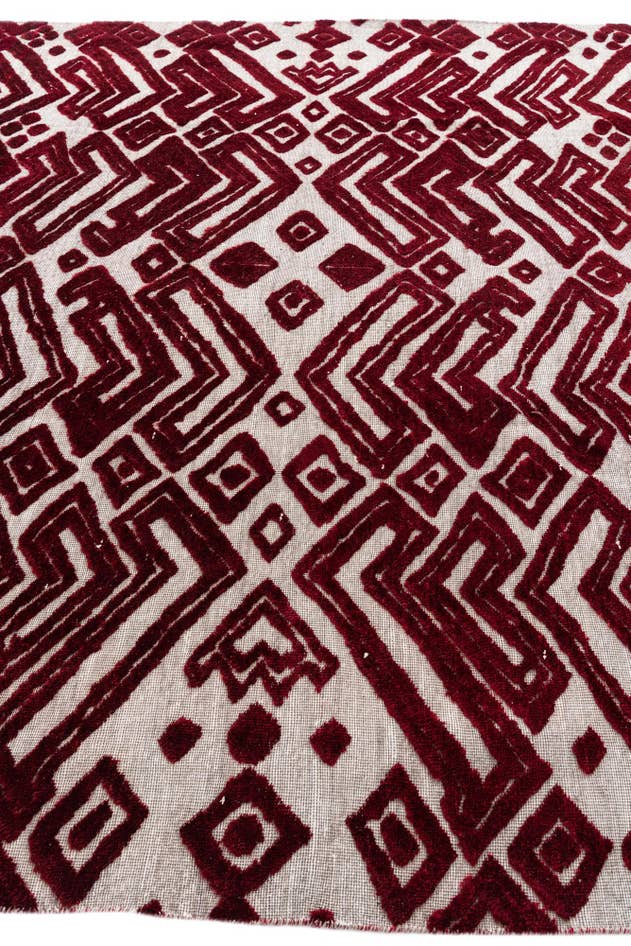 Detail image of 8' 10 x 12' 5 Hand Knotted Moroccan Wool Rug