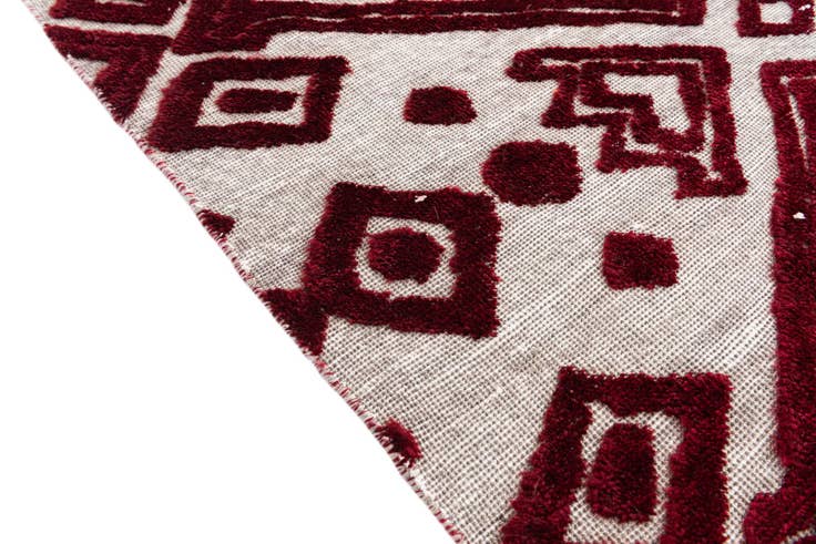 Detail image of 8' 10 x 12' 5 Hand Knotted Moroccan Wool Rug