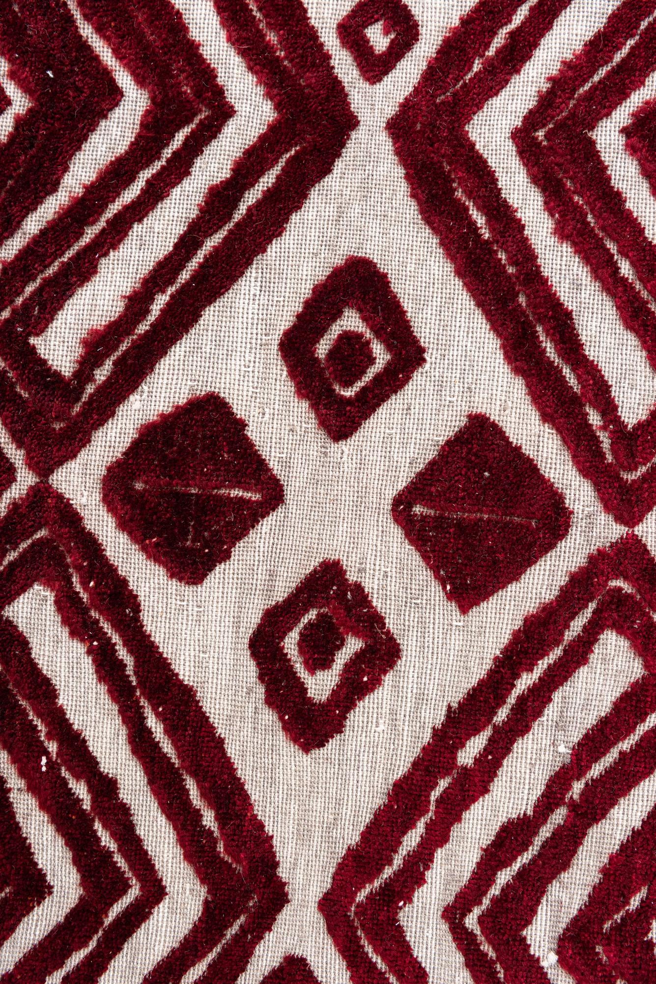 8' 10 x 12' 5 Hand Knotted Moroccan Wool Rug