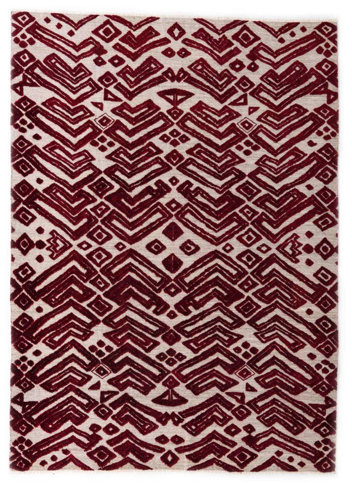 Detail image of 8' 10 x 12' 5 Hand Knotted Moroccan Wool Rug