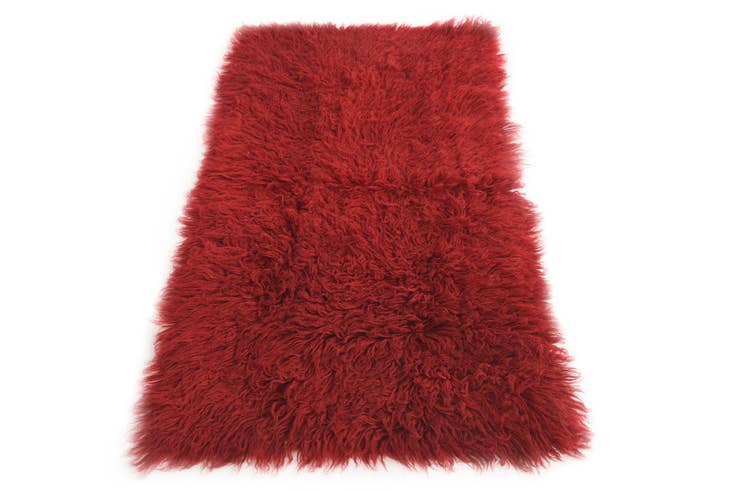 Detail image of 2' 7 x 4' 9 Hand Knotted Moroccan Wool Rug