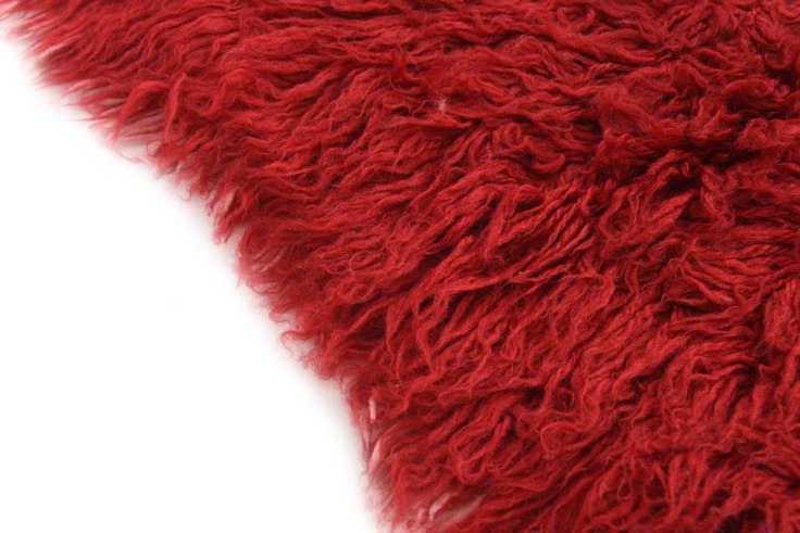Detail image of 2' 7 x 4' 9 Hand Knotted Moroccan Wool Rug
