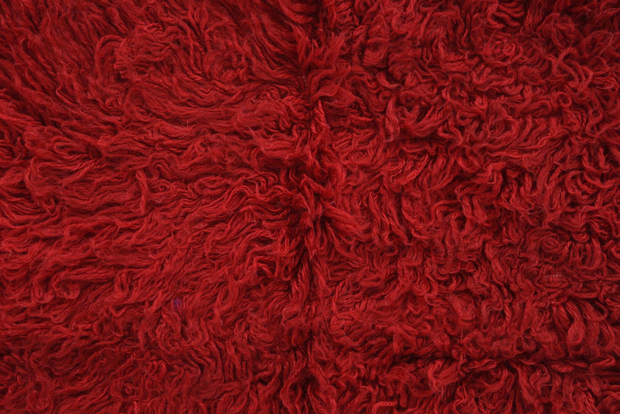 2' 7 x 4' 9 Hand Knotted Moroccan Wool Rug