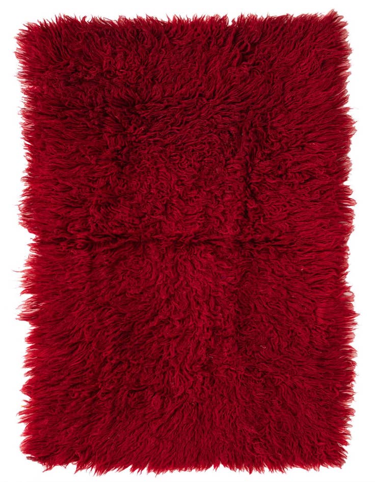 Detail image of 2' 7 x 4' 9 Hand Knotted Moroccan Wool Rug