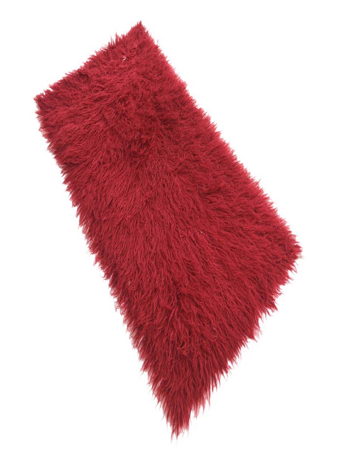 Detail image of 2' 2 x 4' 2  Hand Knotted Moroccan Wool Rug