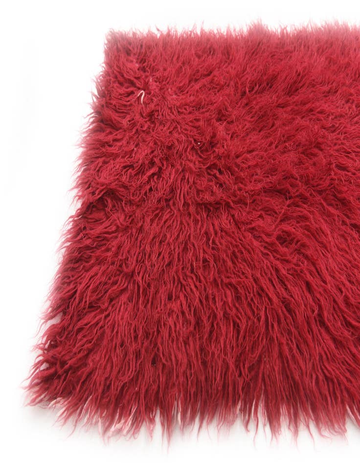 Detail image of 2' 2 x 4' 2  Hand Knotted Moroccan Wool Rug