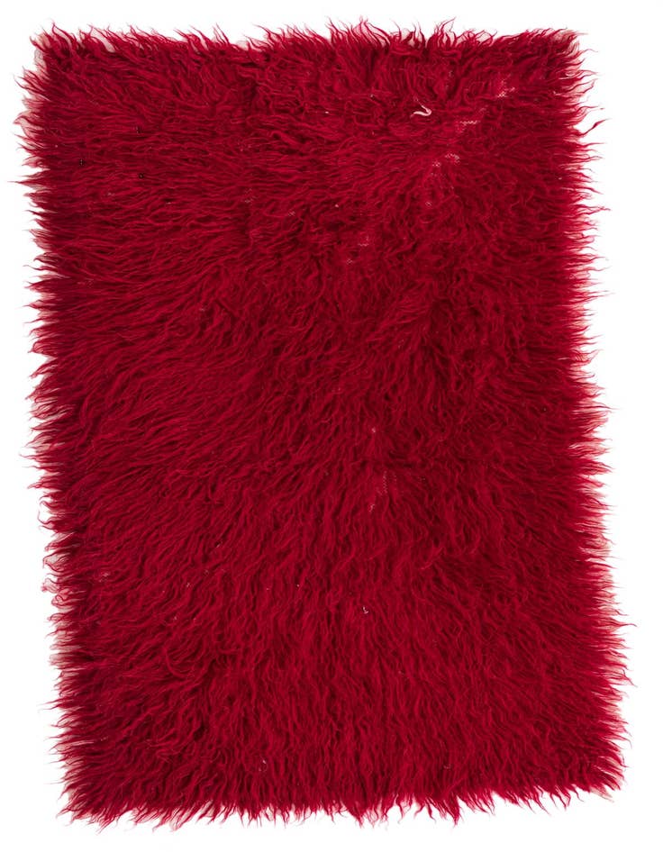 Detail image of 2' 2 x 4' 2 Hand Knotted Moroccan Wool Rug