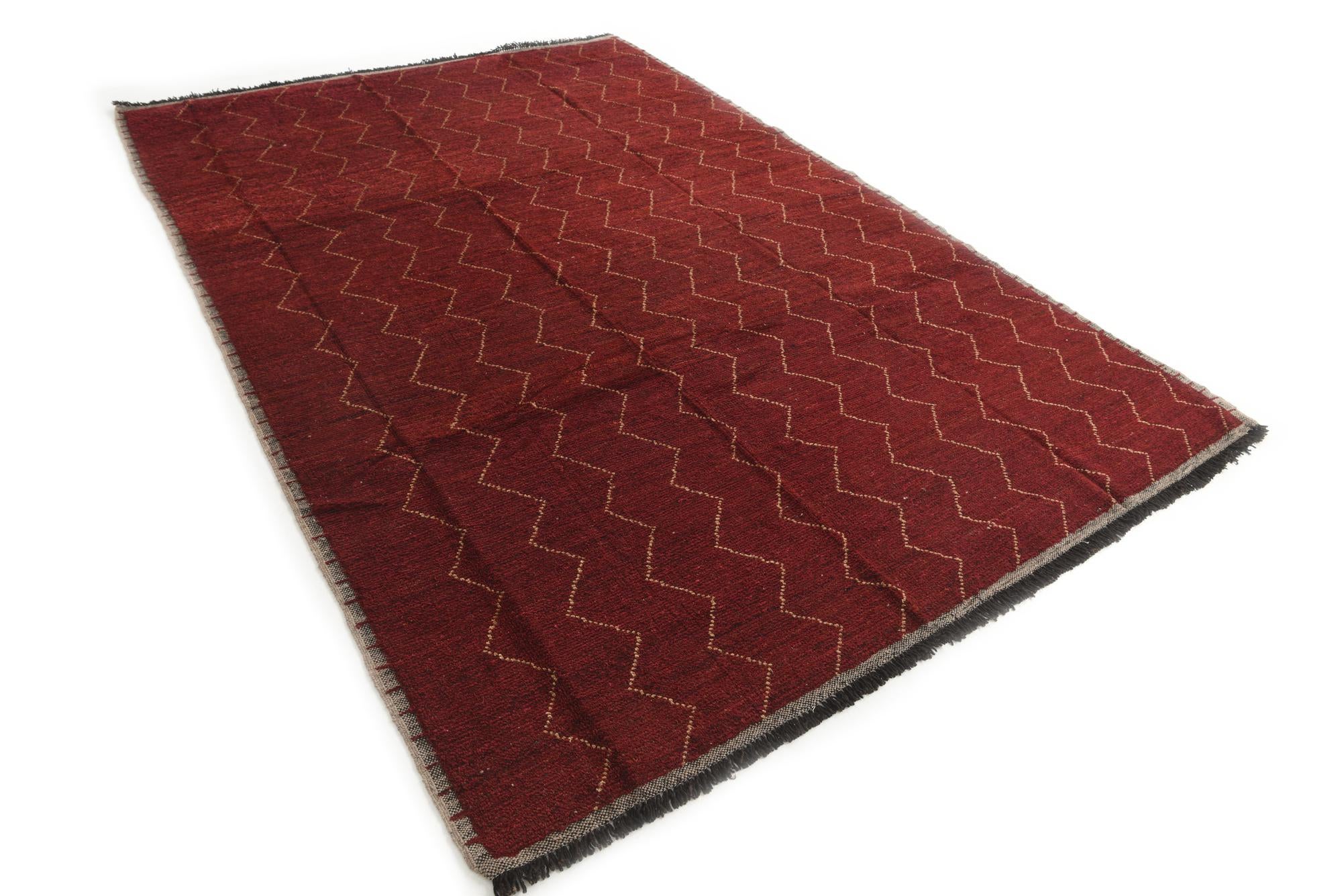 8' 10 x 13' Hand Knotted Moroccan Wool Rug