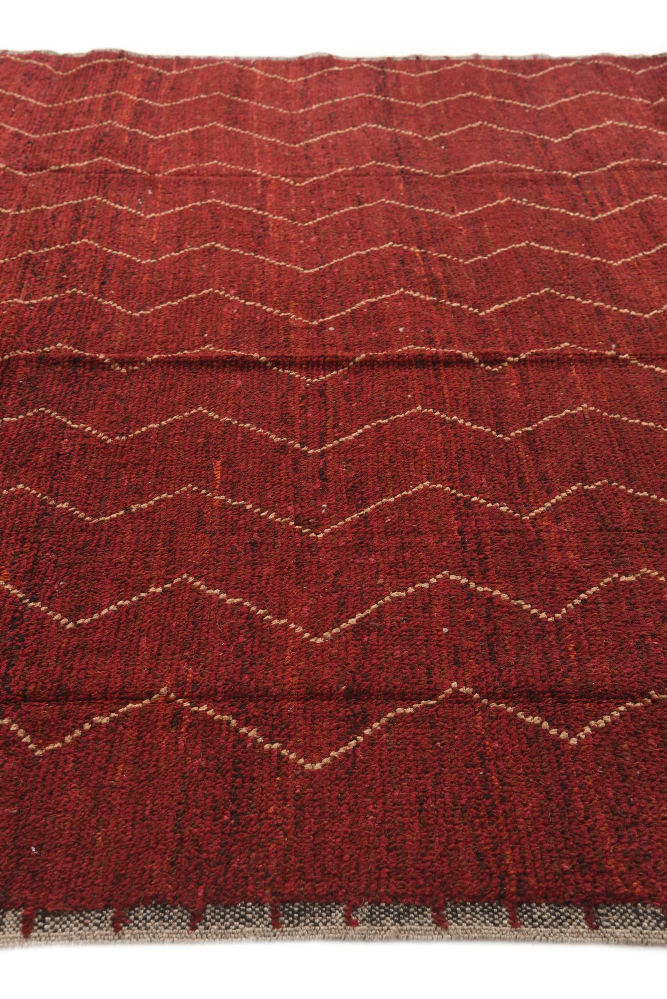 8' 10 x 13' Hand Knotted Moroccan Wool Rug