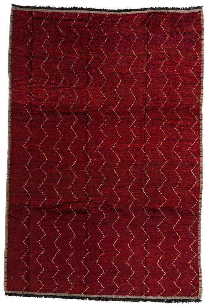 270cm x 395cm Handgeknüpft Marokkanisch Wolle Teppich