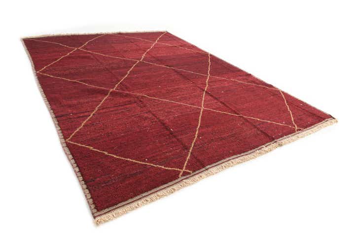 8' 10 x 11' 10 Hand Knotted Moroccan Wool Rug