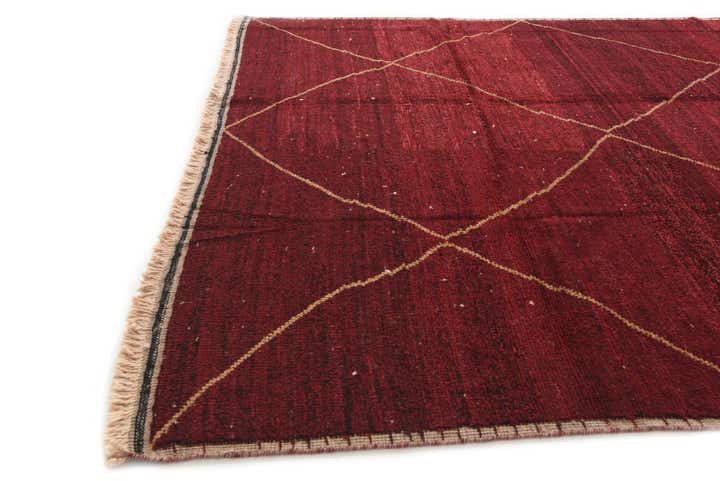 8' 10 x 11' 10 Hand Knotted Moroccan Wool Rug