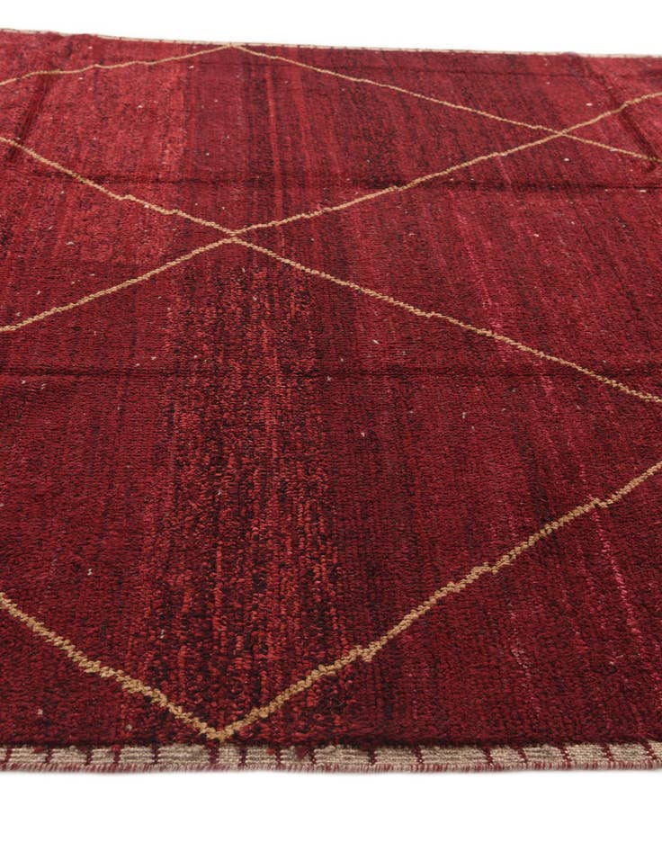 Detail image of 8' 10 x 11' 10  Hand Knotted Moroccan Wool Rug