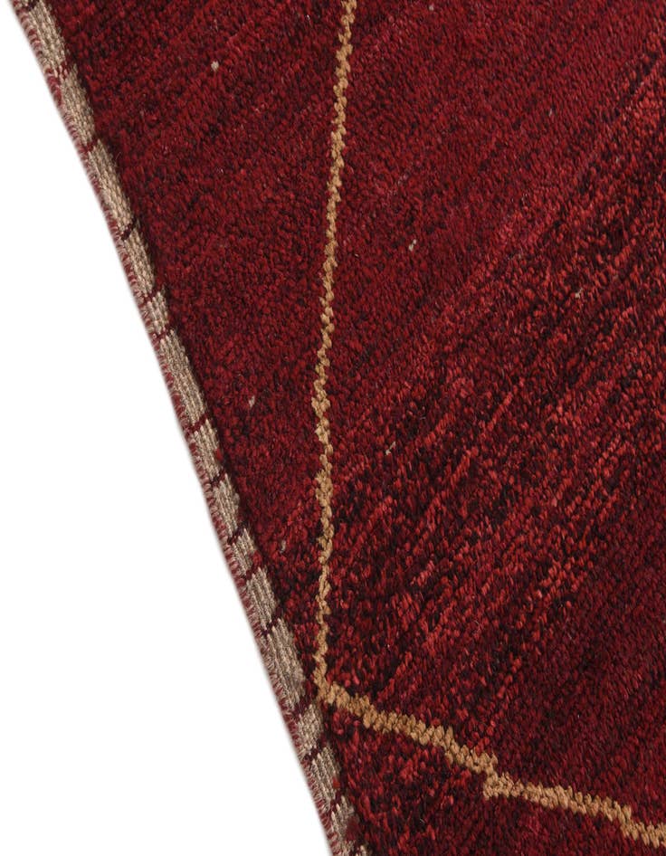 Detail image of 8' 10 x 11' 10  Hand Knotted Moroccan Wool Rug