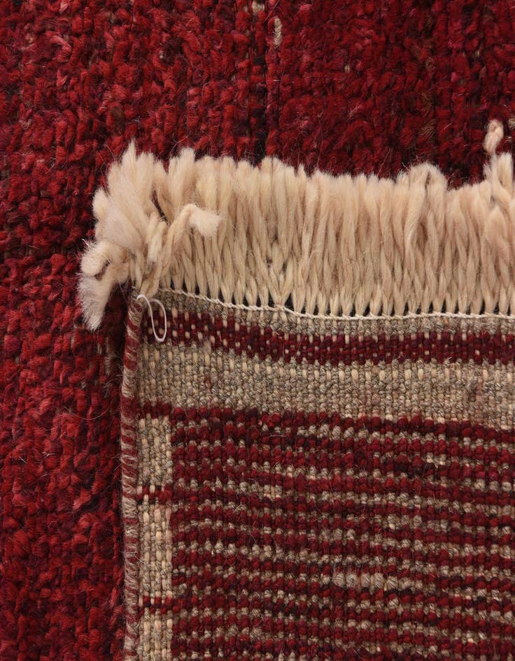 Detail image of 8' 10 x 11' 10  Hand Knotted Moroccan Wool Rug