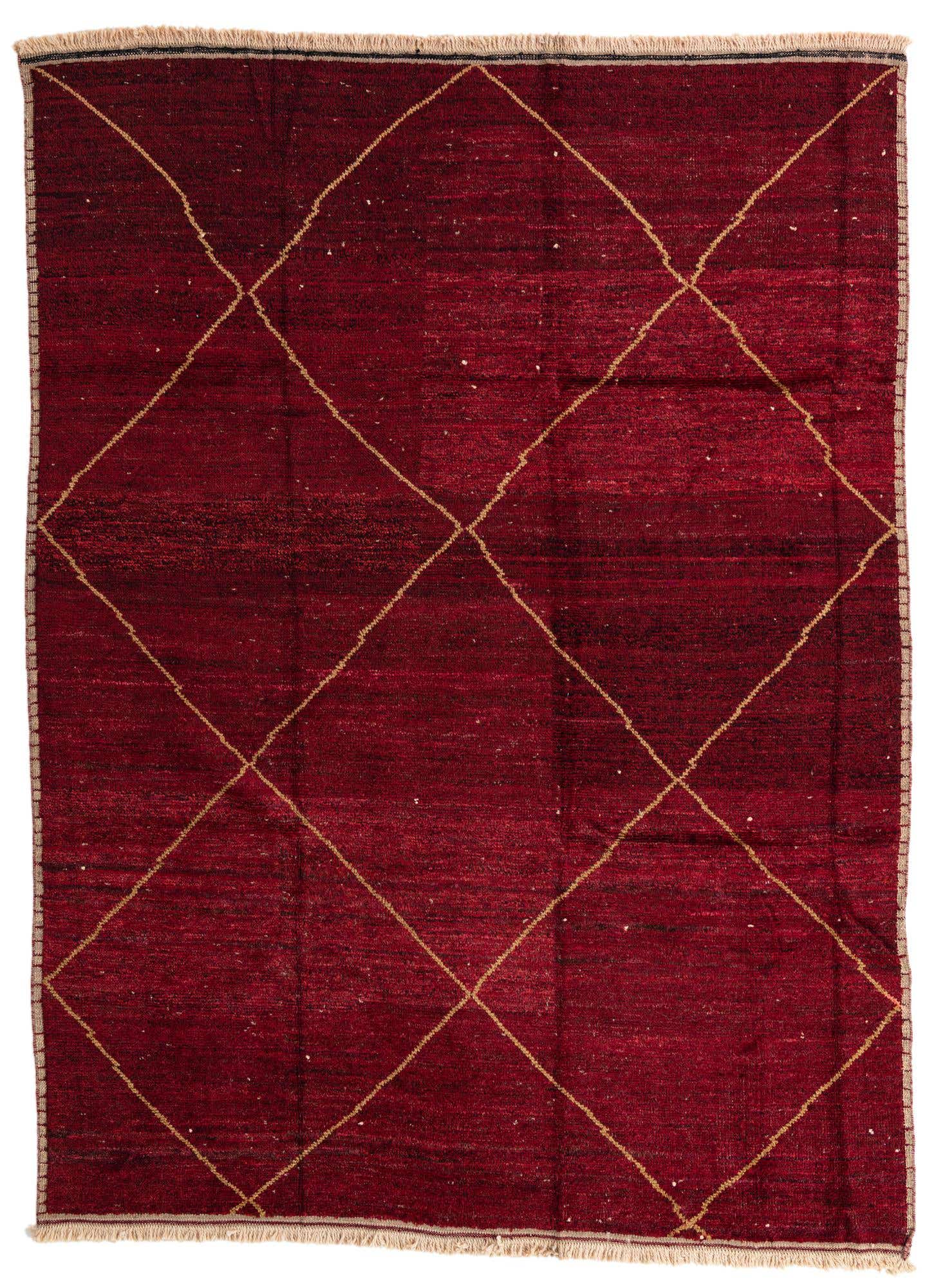 8' 10 x 11' 10 Hand Knotted Moroccan Wool Rug