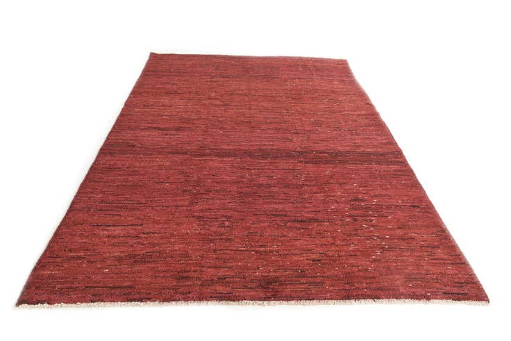 Detail image of 5' 10 x 8' 10 Hand Knotted Moroccan Wool Rug