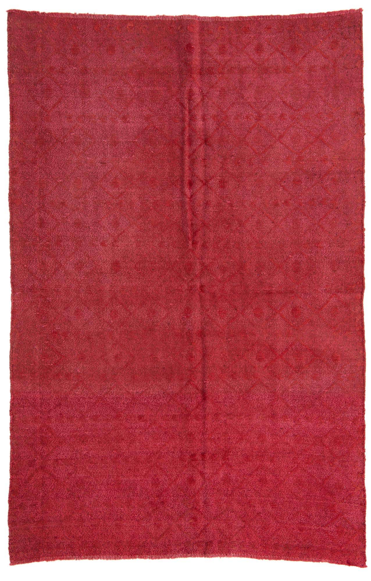 5' 3 x 8' Hand Knotted Moroccan Wool Rug